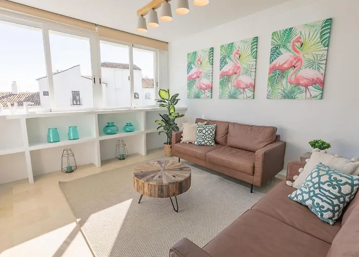 Vacation I Terrazas De Banus, Romantic, Jacuzzi, Pet-friendly, Cosy Duplex Penthouse, 2min Walk To Marina Daire Marbella