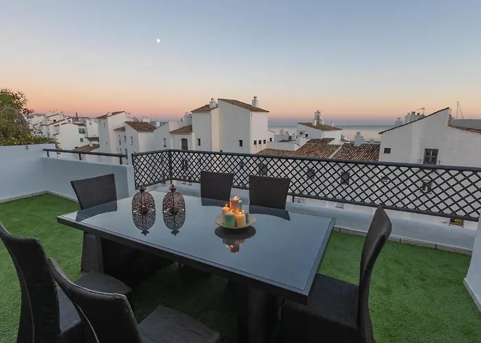 Vacation I Terrazas De Banus, Romantic, Jacuzzi, Pet-friendly, Cosy Duplex Penthouse, 2min Walk To Marina 公寓 *