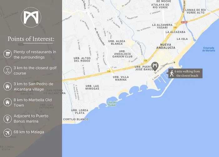 Vacation I Terrazas De Banus, Romantic, Jacuzzi, Pet-friendly, Cosy Duplex Penthouse, 2min Walk To Marina * 马尔韦利亚
